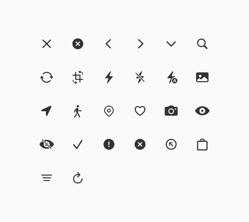 刷新後 - iOS(SF Symbols で統一)