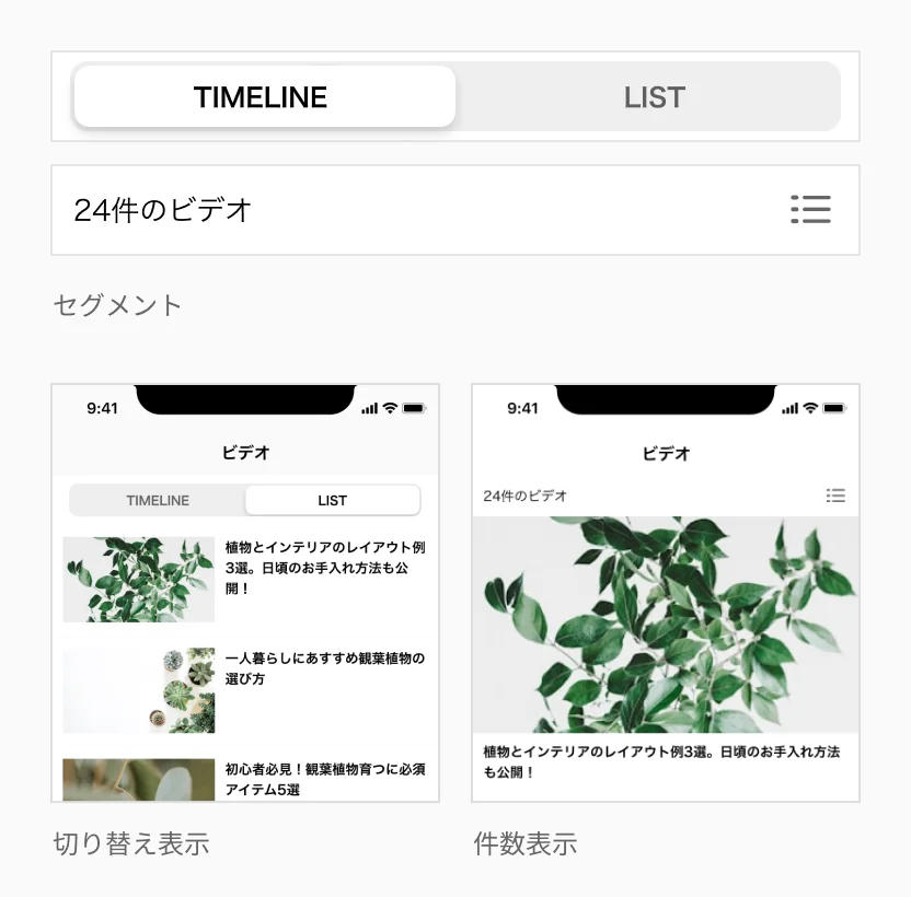 ビデオ機能の改修